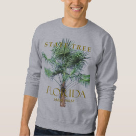 Florida Territory Sabal Palm Tree Design Sweatshirt