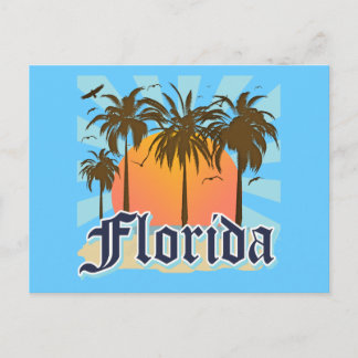 Florida The Sunshine Staat USA Postkarte