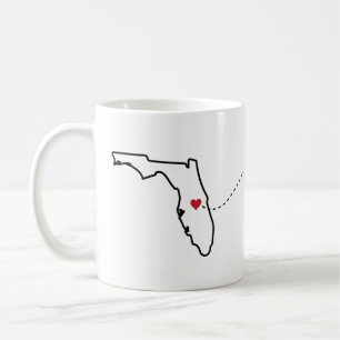 Florida to Maine - Heart2Heart Coffee Tasse