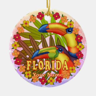 Florida Toucans Keramik Ornament