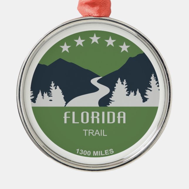 Florida Trail Ornament Aus Metall (Vorne)