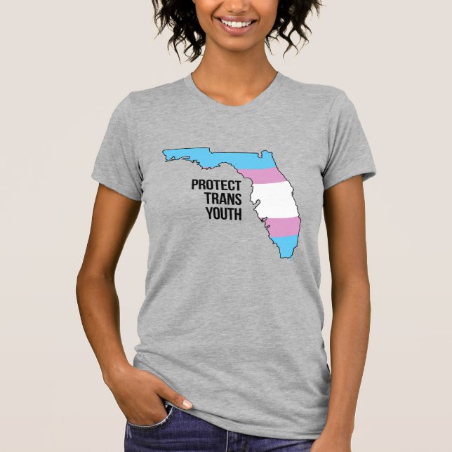 Florida Trans Jugend schützen T-Shirt (Vorderseite)