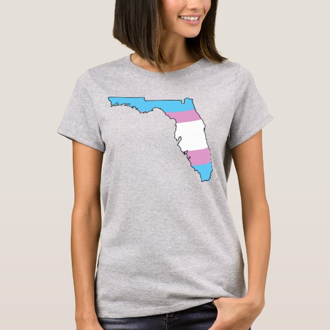 Florida Trans Pride T-Shirt (Vorderseite)