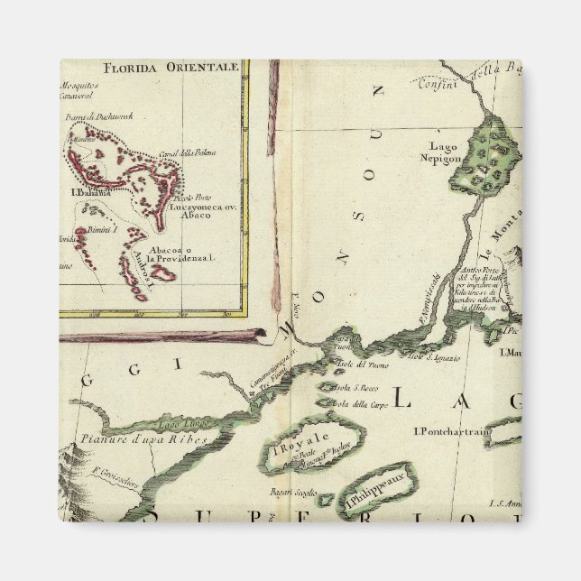 Florida, überlegene Seen, Bahamas Magnet (Vorne)