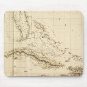 Florida und West Indies Mousepad