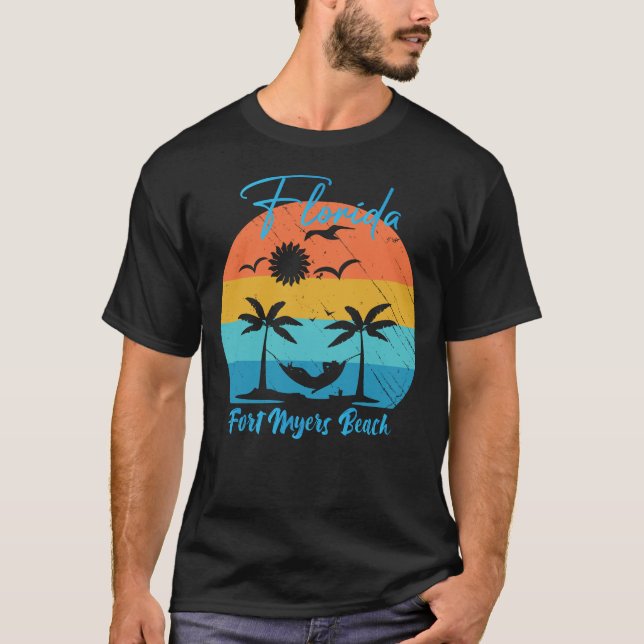 Florida Urlaub Florida Fort Myers Beach Familie T-Shirt (Vorderseite)