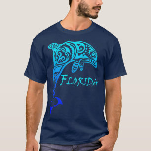 Florida Urlaub Vintage Retro Delfin T-Shirt