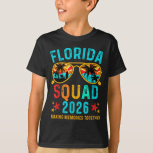 Florida Urlaubsgruppe Familienpassende Kunstwerke T-Shirt