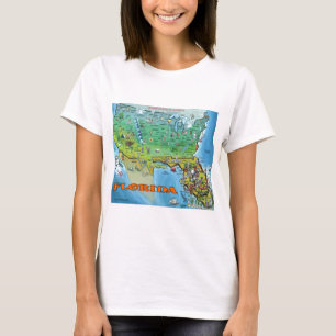 Florida USA Karte T-Shirt