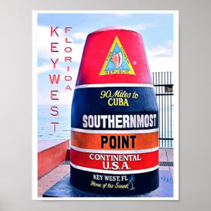 Florida - USA - Mosaik - Poster