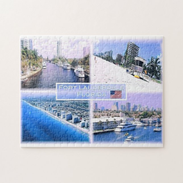 Florida - USA - Mosaik - Puzzle (Horizontal)