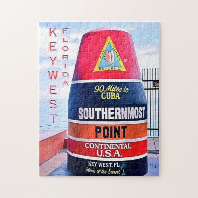 Florida - USA - Mosaik - Puzzle (Vertikal)