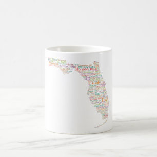 Florida USA Slang Word Karte  Kaffeetasse