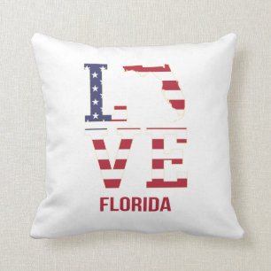 Florida USA Staat Liebe Kissen