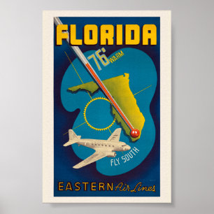 Florida USA Vintage Poster 1938