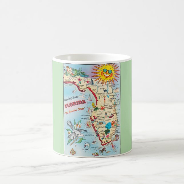 FLORIDA USA, Willkommenskarte, Kaffeetasse (Mittel)