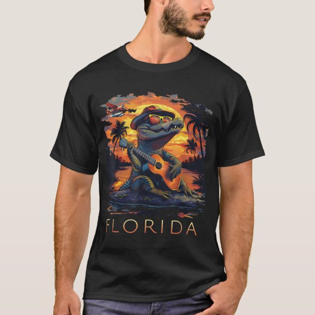 Florida Vacation Alligator T-Shirt (Vorderseite)