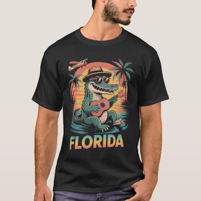 Florida Vacation Alligator T-Shirt (Vorderseite)