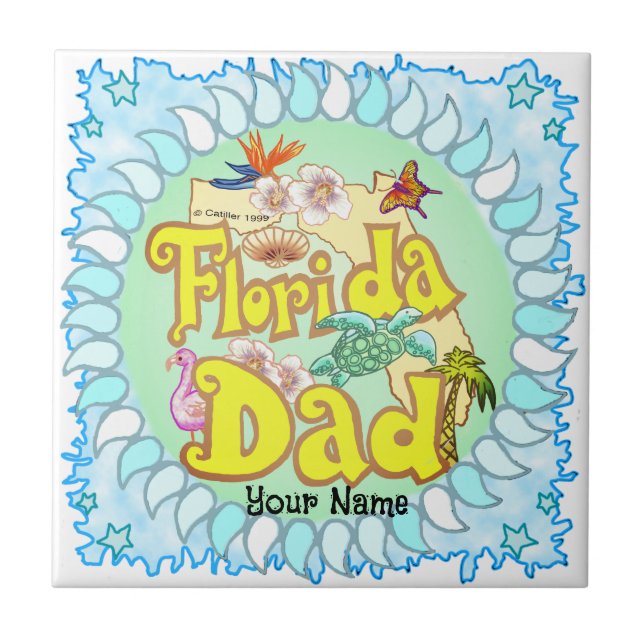 Florida Vater Fliese (Vorderseite)