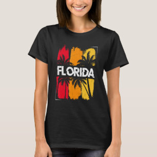Florida Vintag Retro Tropical Summer FL Miami Flo T-Shirt