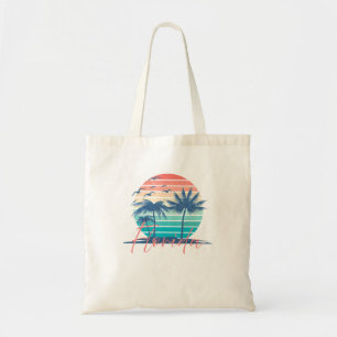 Florida Vintag Summer Vibes Beach Sunset Retro Pa Tragetasche