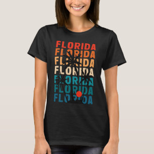 Florida Vintag Sunset Colors T - Shirt