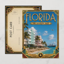 Florida Vintage Art Deco Golden Age