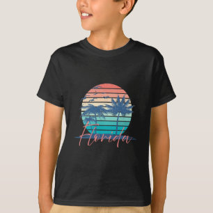 Florida Vintage Sommer Stimmung Strand Sonnenunter T-Shirt