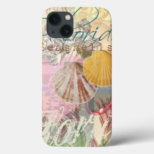 Florida Vintage Travel Beach Seashell Muschel Art Case-Mate iPhone Hülle