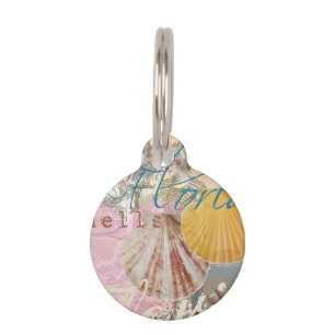 Florida Vintage Travel Beach Seashell Muschel Art Tiernamensmarke