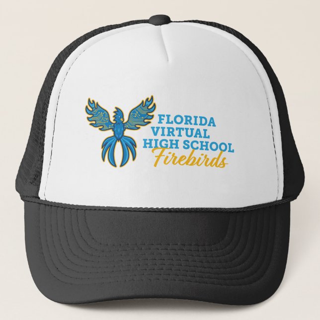 Florida Virtual High School Firebird Truckerkappe (Vorderseite)