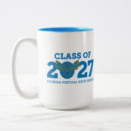 Florida Virtual HS Abschlussjahrgang 2027 Zweifarbige Tasse