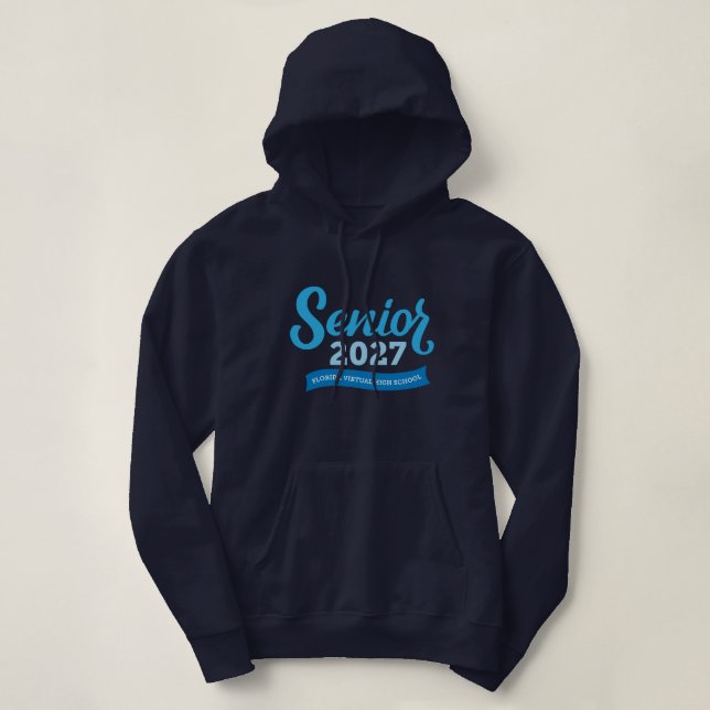 Florida Virtual HS, Senior 2027 Damen Hoodie (Design vorne)