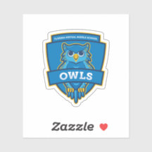 Florida Virtual Middle School Owl Sticker