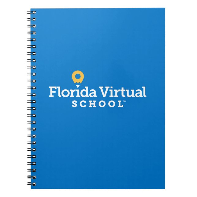 Florida Virtual School, Aquamarin Spiral Notizblock (Vorderseite)