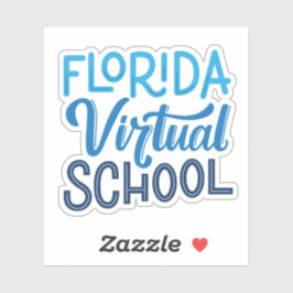 Florida Virtual School Hand Letter Sticker
