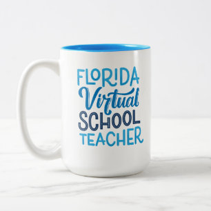 Florida Virtual School Lehrer, Handlettering Zweifarbige Tasse