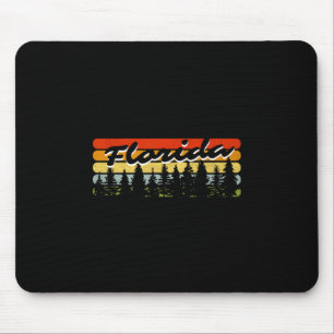 Florida-Wald-Sonnenuntergang-Bäume-Hütte-Themen-So Mousepad