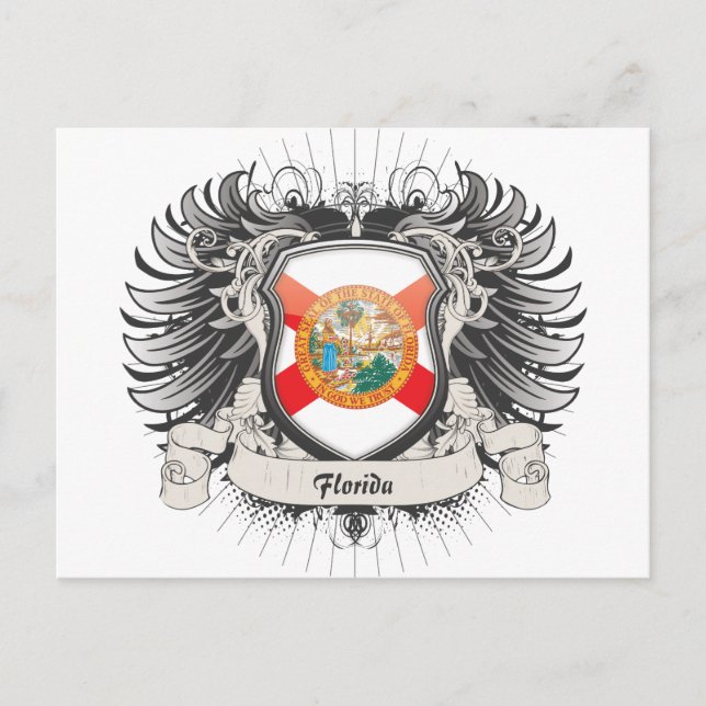Florida Wappen Postkarte (Vorderseite)