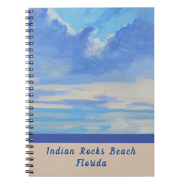 Florida Watercolor-Foto Notizblock (Vorderseite)