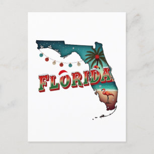 Florida Weihnachts-Staat Karte Beschreibung Holida