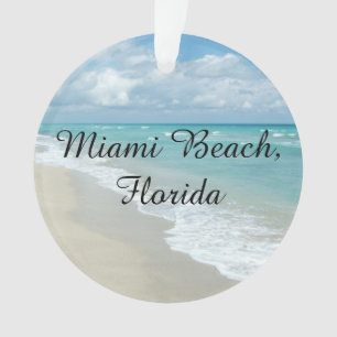 Florida-Weihnachtskundengerechter Miami Ornament