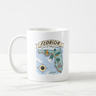 FLORIDA WIR SIND F*CKING WEIRD UNITED STAATEN MAP KAFFEETASSE