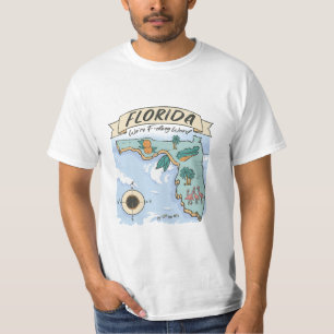 FLORIDA WIR SIND F*CKING WEIRD UNITED STAATEN MAP T-Shirt