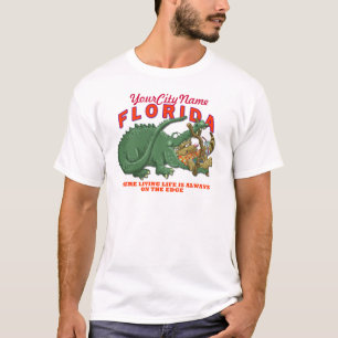 Florida - wo lebendes Leben immer auf dem Rand ist T-Shirt