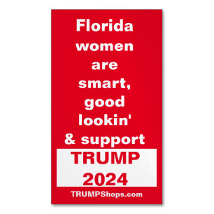 Florida Women unterstützen TRUMP pk von 25 Magnetische Visitenkarte