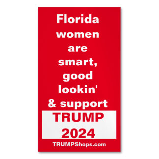 Florida Women unterstützen TRUMP pk von 25 Magnetische Visitenkarte