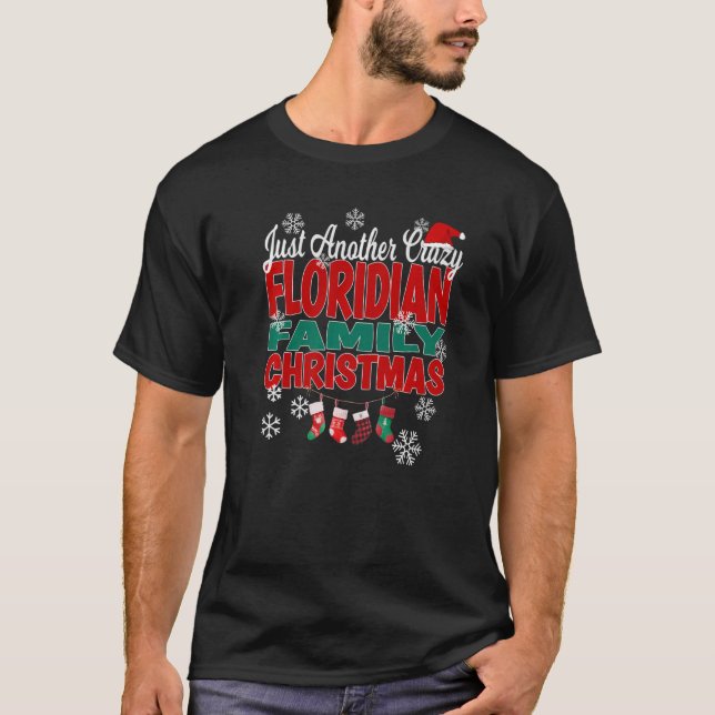 Florida Xmas nur eine andere verrückte Floridier F T-Shirt (Vorderseite)