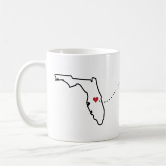 Florida zu Kentucky - Heart2Heart-Kaffee Kaffeetasse
