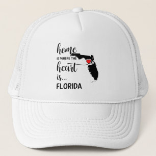 Florida Zuhause ist der Ort, an dem das Herz liegt Truckerkappe